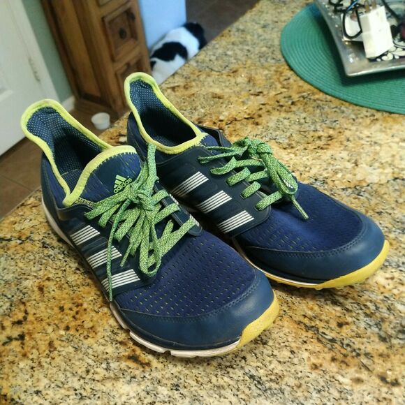 Adidas Mens Climacool Q44599 Blue Running Shoes Sneakers Size 11 - Picture 3 of 12